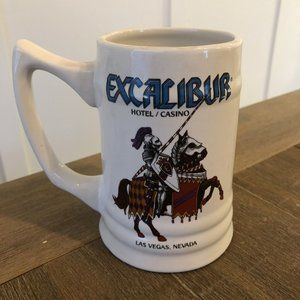 Excalibur Hotel Casino Las Vegas Nevada Beer Stein Mug 18 Oz